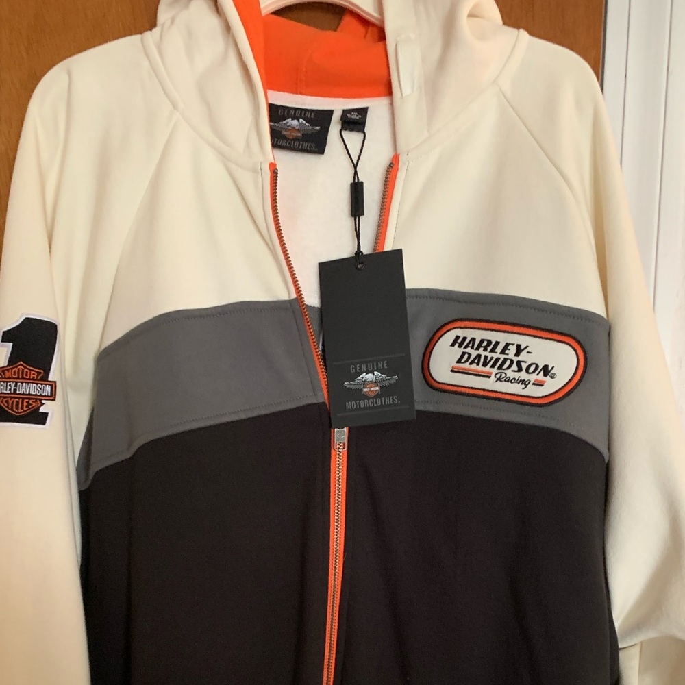 Harley-Davidson heavy weight zip up sweatshirt